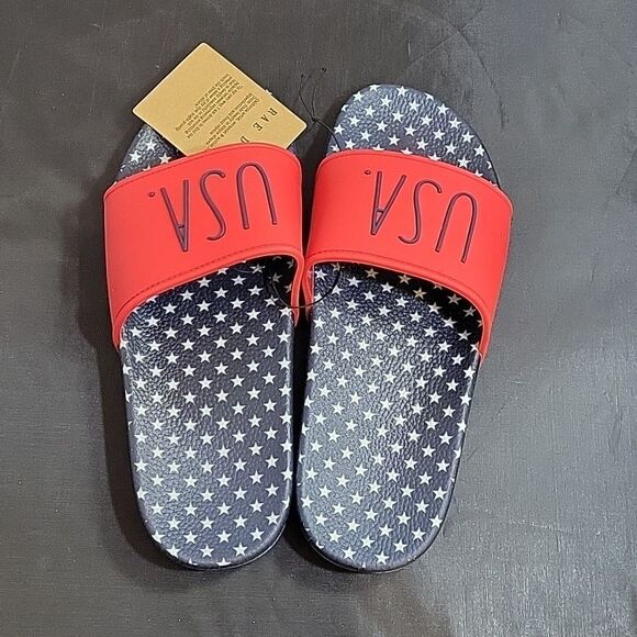 BRAND NEW RAE DUNN U.S.A WOMEN"S SLIDES - Picture 5 of 12